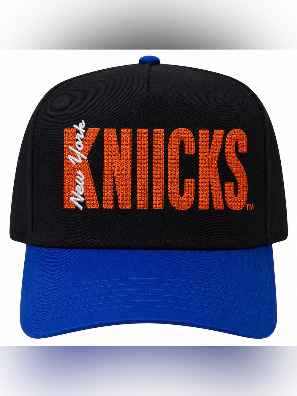 New York Knicks Black & Blue Snapback Hat